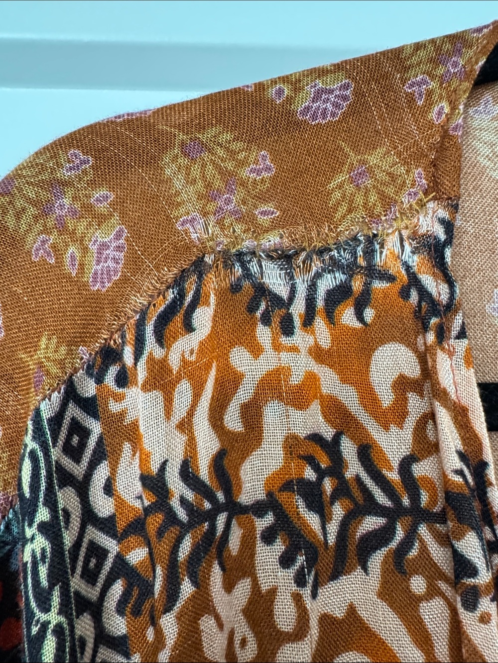 Free People Bombay Mixed Print Kimono - Picture 5 of 16